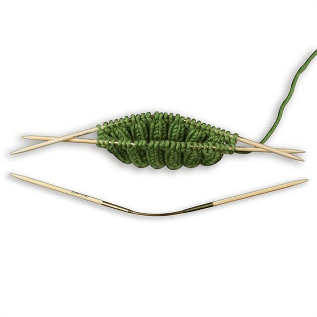 Addi "Crasy Trio" Flexible Bamboo Double Point Knitting Needles - Set of 7