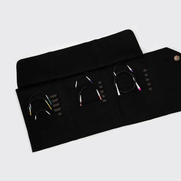 Knitpro "Coal" Fixed Circular Knitting Needle Case