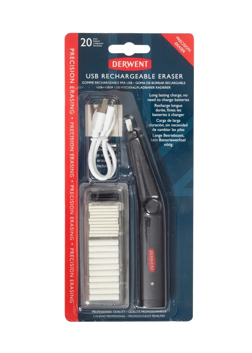 Derwent Electric USB Rechargeable Eraser Knitting Co.