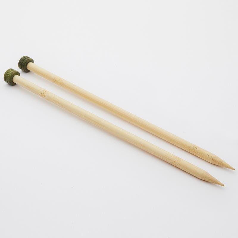 Afghan Tunisian Crochet Hooks Set - 12 Bamboo Needles, Sizes 3.0mm To 10.0mm, 9.84 Inches Long