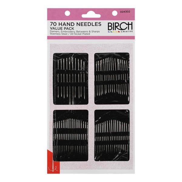 Birch Hand Sewing Needles Value Pack of 70