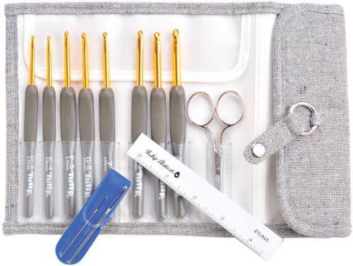 Tulip "Etimo" Grey Crochet Hooks - Set of 8