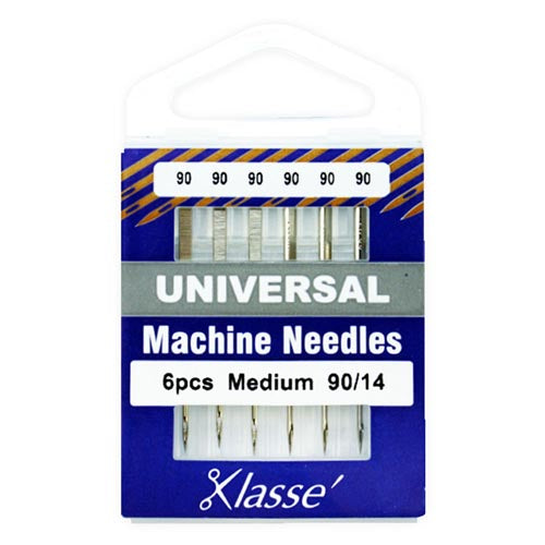 Klasse "Universal" Sewing Machine Needles - 6 Pack - Choose Your Size
