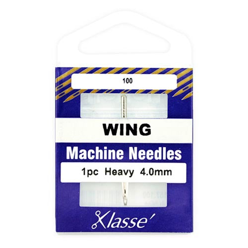 Klasse "Wing" Hemstitch Sewing Machine Needle - Size 100/16
