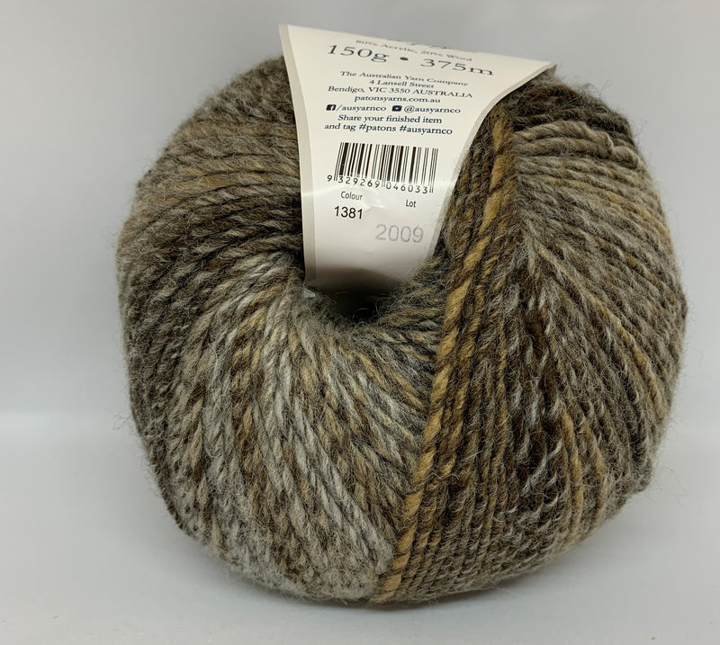 Patons 150g "Sierra" Wool & Acrylic Blend Yarn