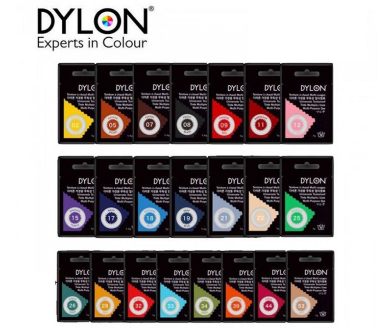 Dylon Multi-Purpose Fabric Dye Powder (5g) - Choose Colour