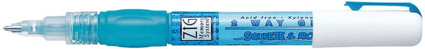 Zig Kuretake 2 Way Glue Pen - Squeeze & Roll Tip