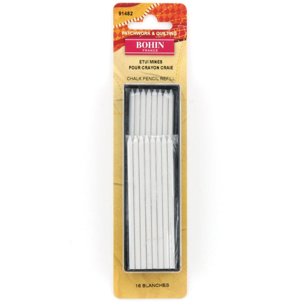 Bohin Mechanical Chalk Cartridge Pen - Refill Pack of 16