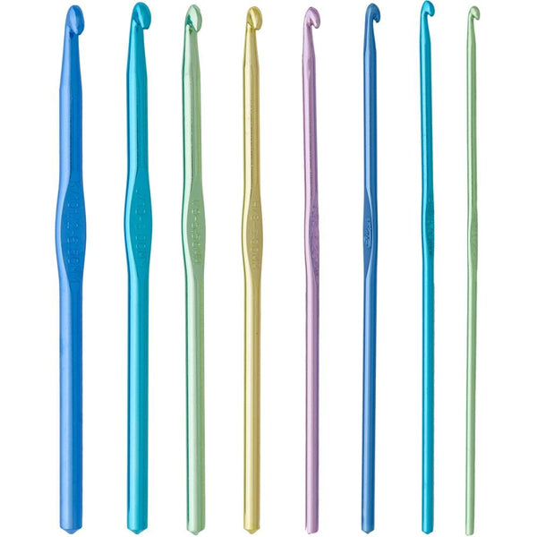 Boye Aluminium Crochet Hooks - Set of 8