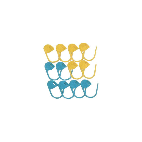 Clover Jumbo Locking Stitch Markers - 12 Pack