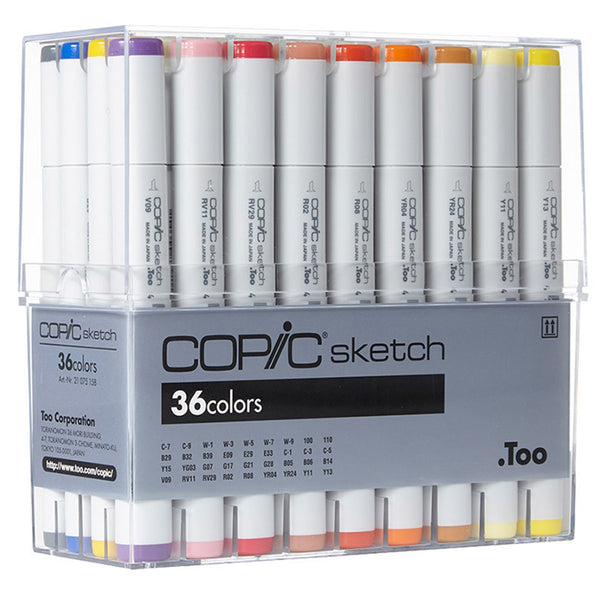 Copic Sketch Double-Tip Markers - Set of 36