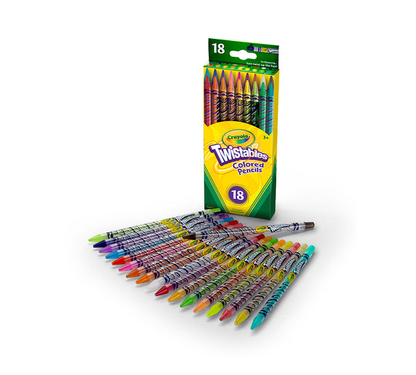 Crayola "Twistables" Coloured Pencil Set - Choose Your Size