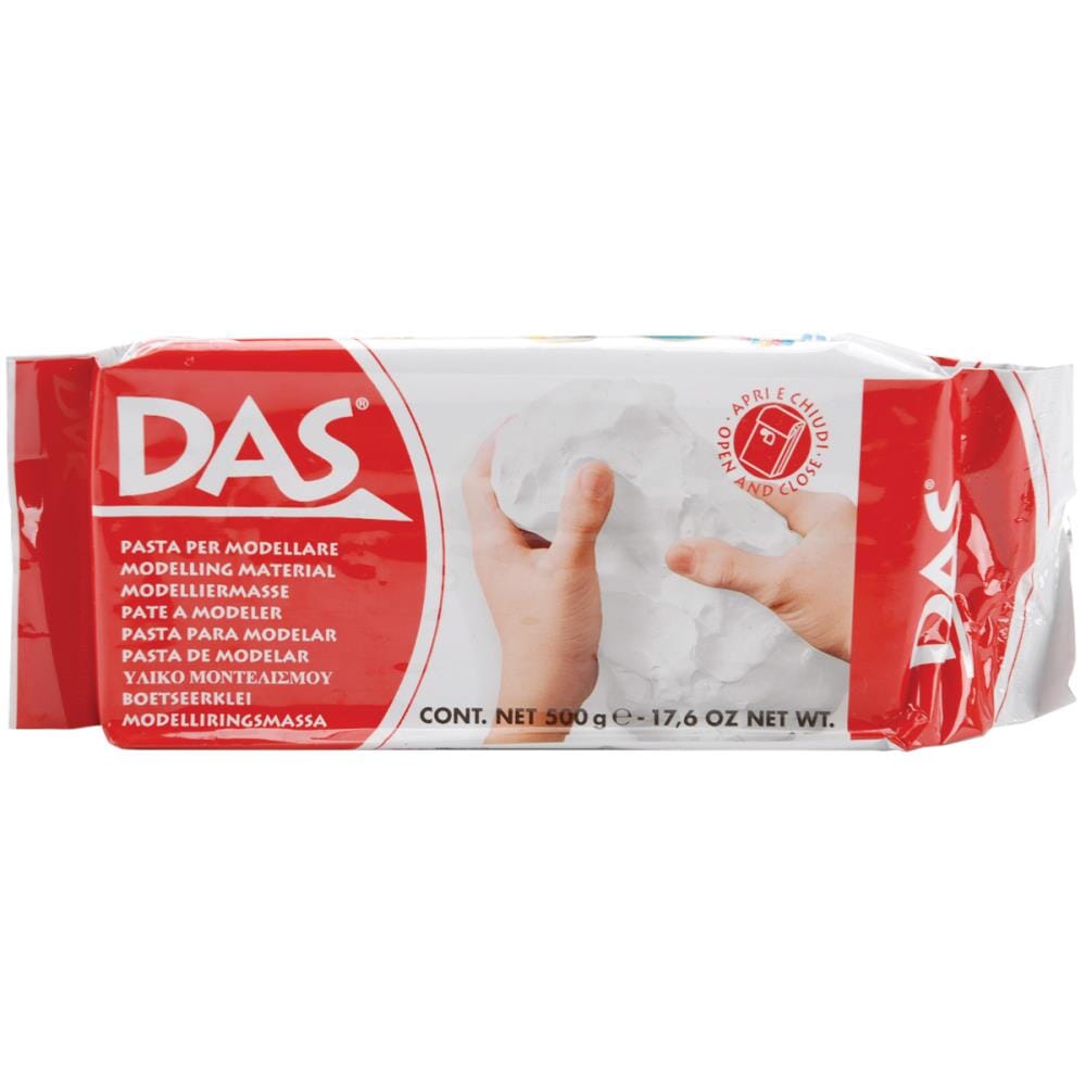 DAS Air Dry Modelling Clay White Knitting Co.