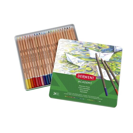 Derwent "Academy" Watercolour Pencil Set - Choose Your Size