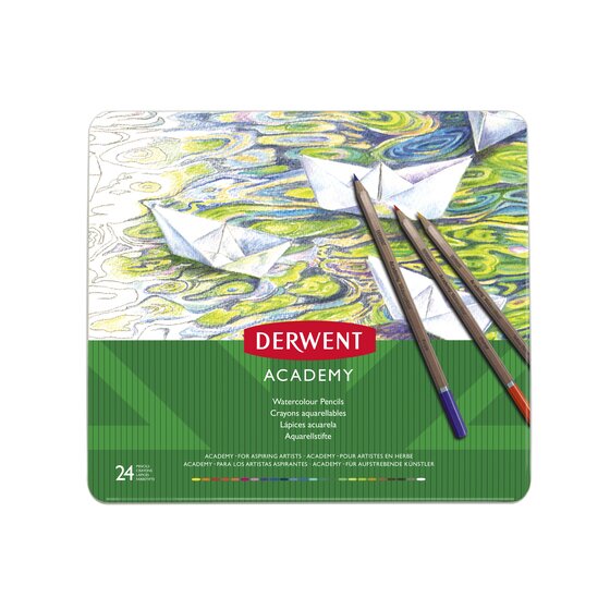 Derwent "Academy" Watercolour Pencil Set - Choose Your Size