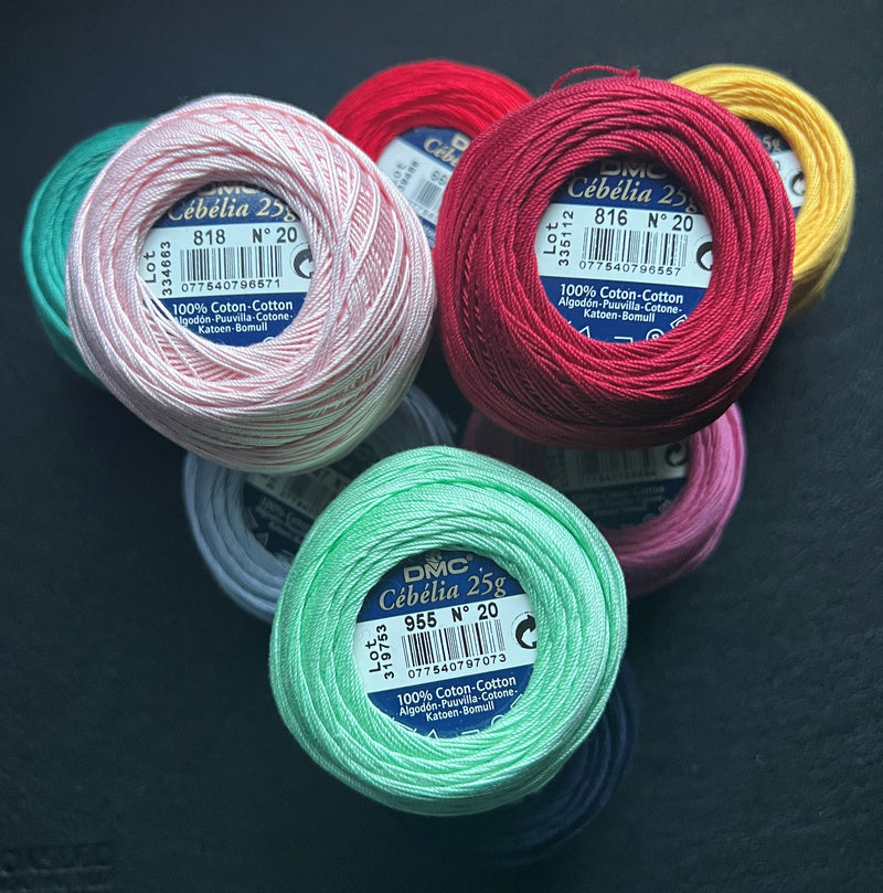DMC 25g "Cebelia No. 20" Crochet Cotton Yarn