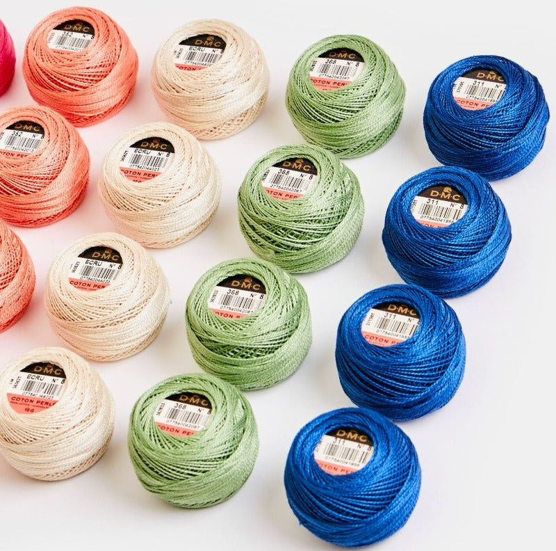 DMC Pearl Cotton Size 8 Embroidery Thread Balls