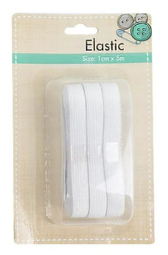 Everyday Elastic - White or Black - Choose Your Size