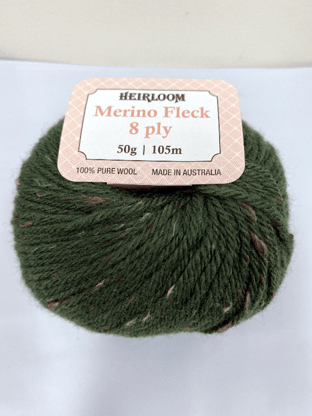 Heirloom 50g "Merino Fleck" 8-Ply 100% Wool Yarn