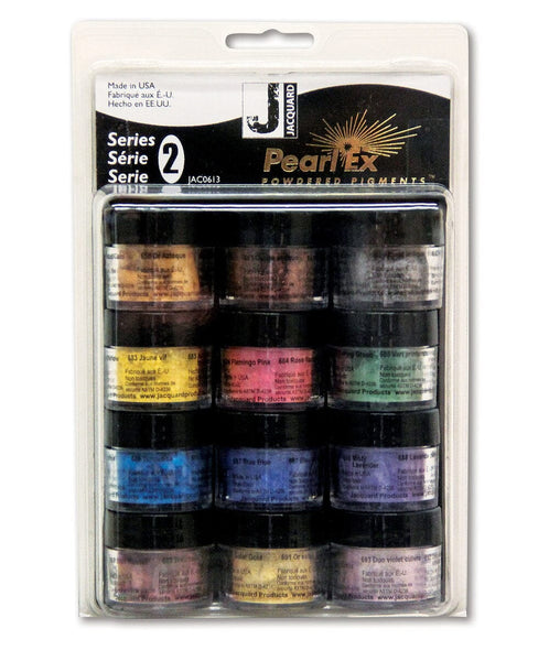 Jacquard Pearl Ex Powdered 3g Pigment Jar - Series of 12 Colours