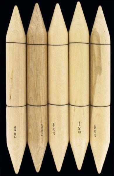 KnitPro "Basix" 20cm Birch Wood Jumbo Double Point Knitting Needles | KNITTING CO. - 2