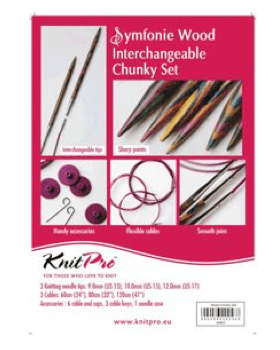 KnitPro "Symfonie" Interchangeable Circular Knitting Needles - Chunky Set  | KNITTING CO. - 1