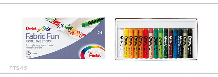 Pentel "Fabric Fun" Pastel Dye Stick Sets (Choose Your Size)