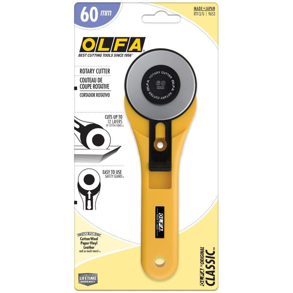 OLFA Classic Rotary Cutter - 60mm Large