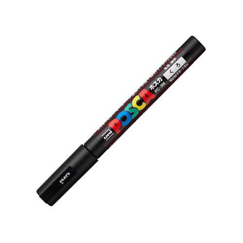 Uni Posca Paint Marker 1.3mm Fine Tip Pen (PC-3M) - Set of 15 Colours