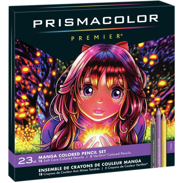 Prismacolor Premier & Verithin Colour Pencils - Manga Set of 23