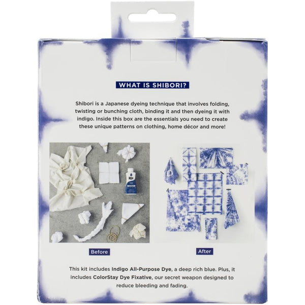 RIT All-Purpose Fabric Dye Kit - Indigo Shibori Tie-Dye