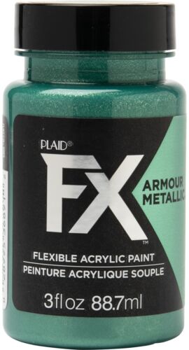 PlaidFX "Armour Metallic" 88ml (3oz) Flexible Cosplay Acrylic Paint