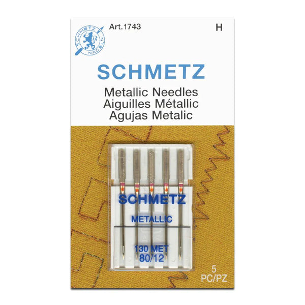 Schmetz "Metallic" Sewing Machine Needles - 5 Pack - Choose Your Size