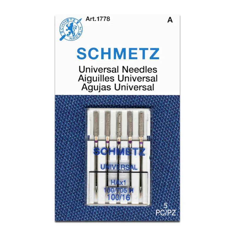 Schmetz "Universal" Sewing Machine Needles - 5 Pack - Choose Your Size