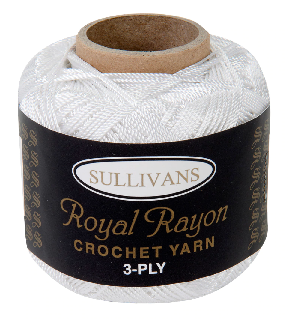 Sullivans Crochet and Knitting Yarn 4ply, Blue- 50g Cotton Yarn