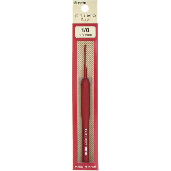 Tulip "Etimo" Red Crochet Hook (1.80mm - 6.50mm)