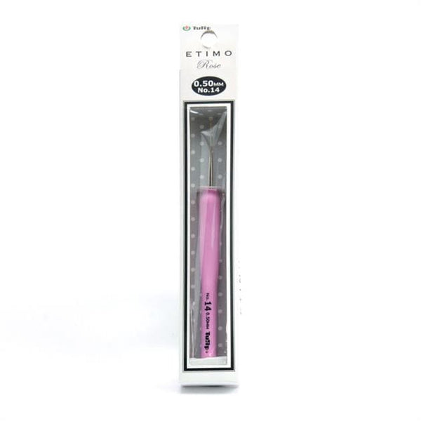 Tulip "Etimo" Rose Pink Lace Crochet Hook (0.40mm - 1.75mm)