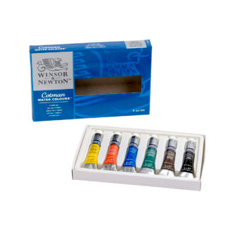 Winsor & Newton Cotman Watercolour Paint - 8ml Tubes Set