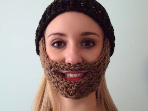 Free Pattern Of The Week: Crochet Beard Hat