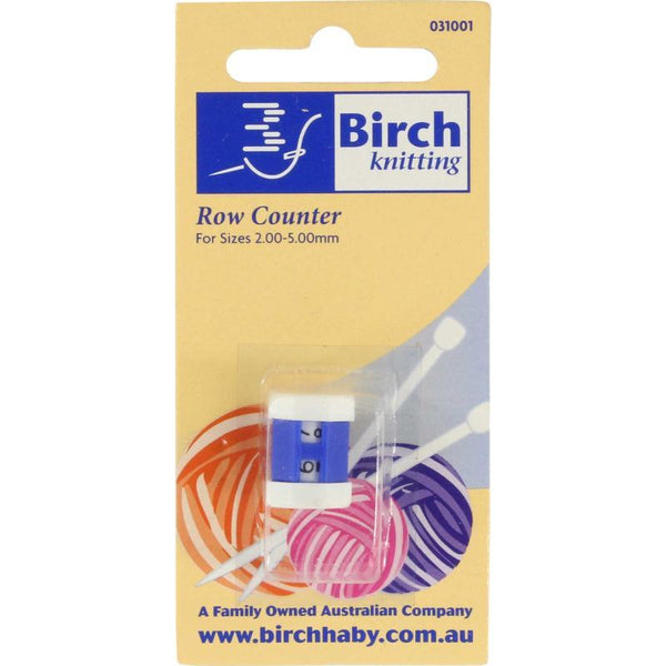 Birch Traditional Row Counter - Choose your Size