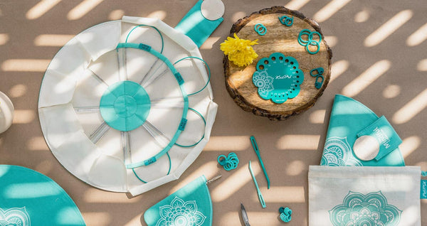 KnitPro "Mindful" 25cm (10") Fixed Circular Knitting Needles - Explore Set of 8