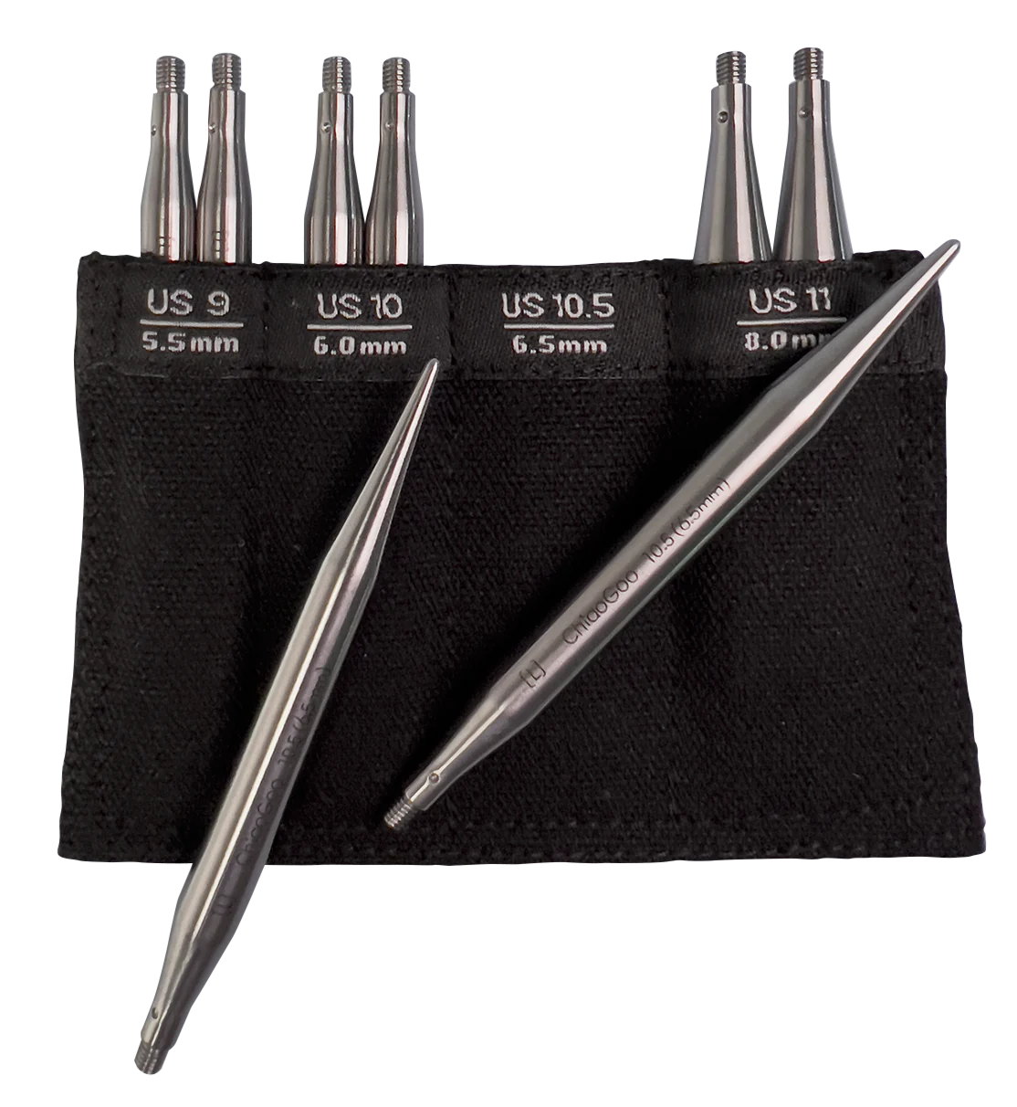 ChiaoGoo Interchangeable Knitting Needle Mini Tip Sleeve - 4" or 5"
