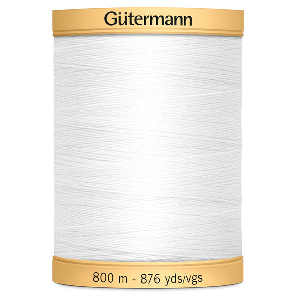 Gutermann Natural Cotton Sewing Thread - 800m Reel