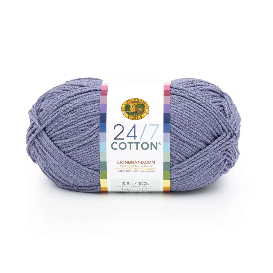 Lion Brand 100g "24/7 Cotton" 10-Ply Cotton Yarn