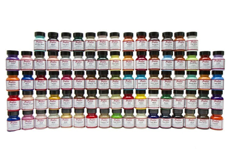 Angelus 118ml (4oz) Acrylic Leather Paint - Metallic & Pearl Colours