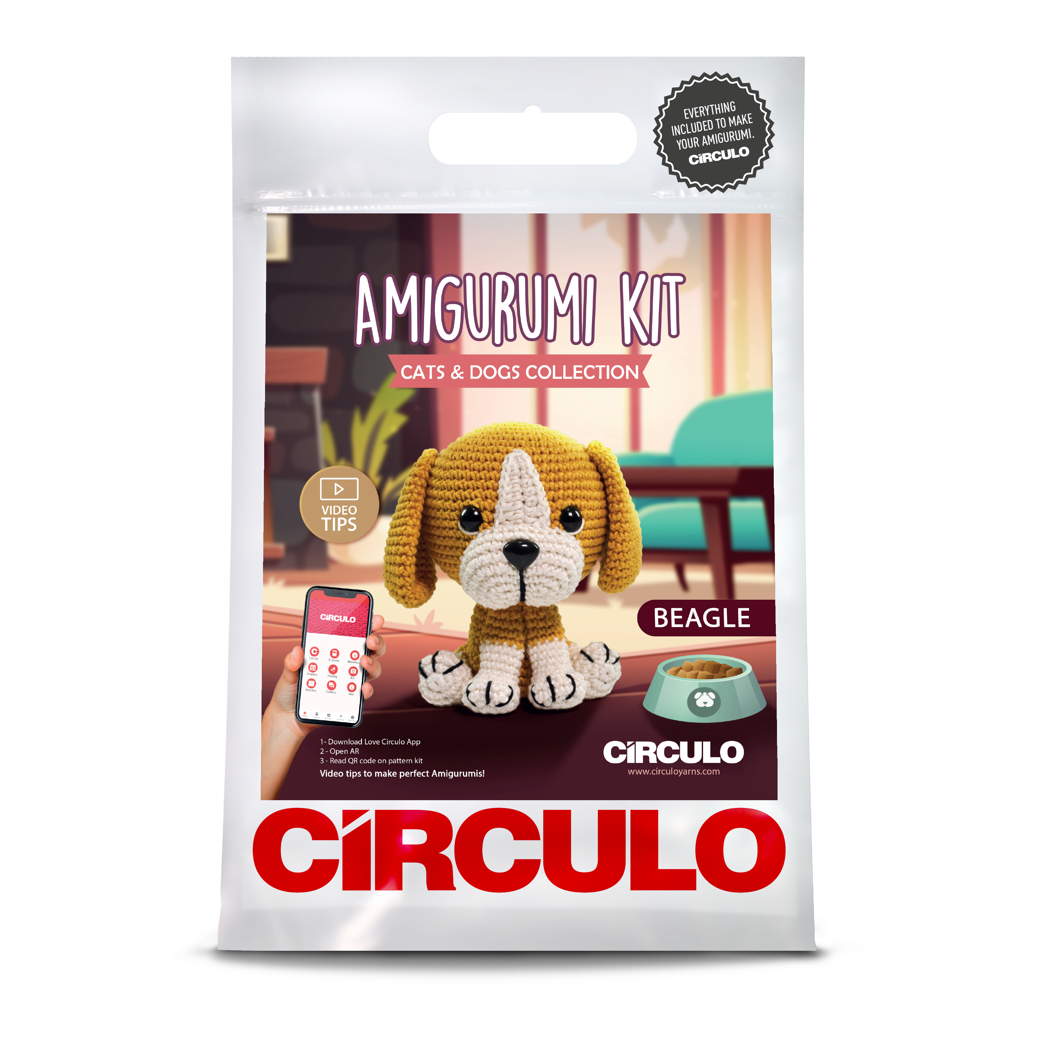 Circulo Amigurumi Crochet Kits - Cats & Dogs