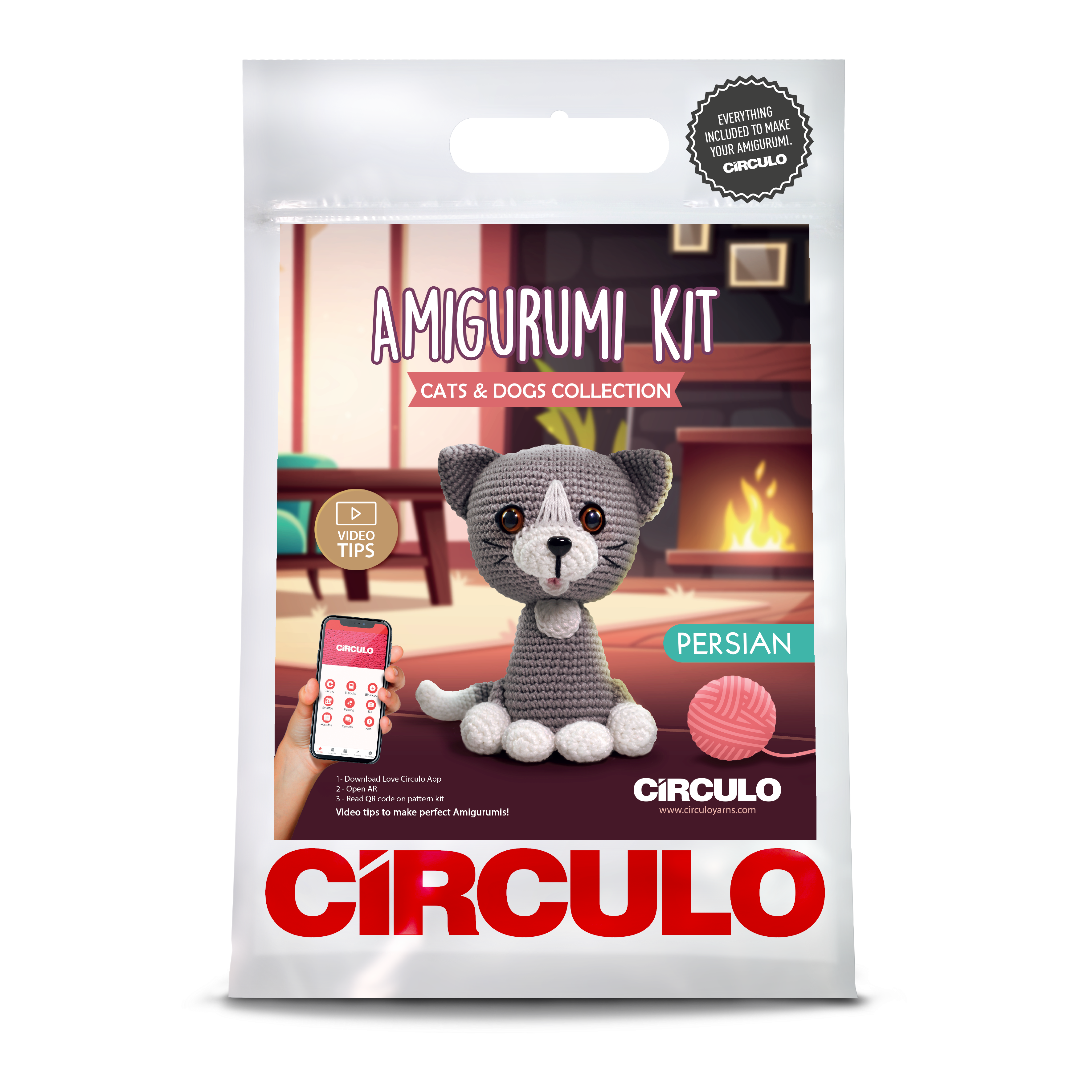 Circulo Amigurumi Crochet Kits - Cats & Dogs