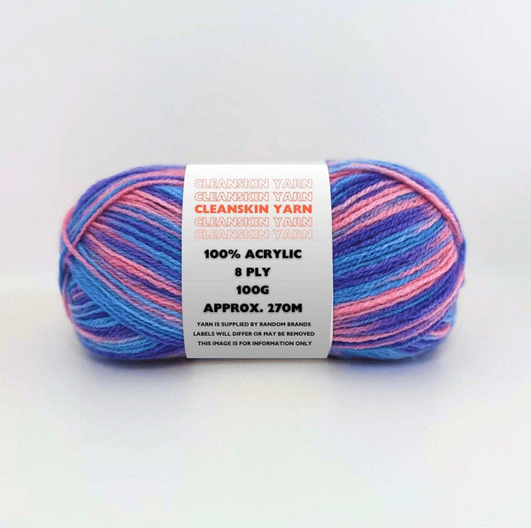 Everyday 100g "Cleanskin" 8-Ply Acrylic Yarn