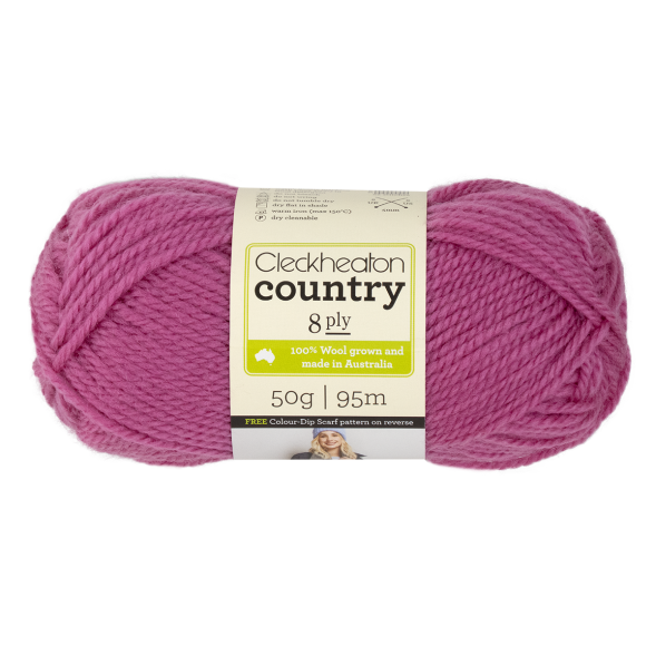Cleckheaton 50g "Country" 8-Ply 100% Wool Yarn