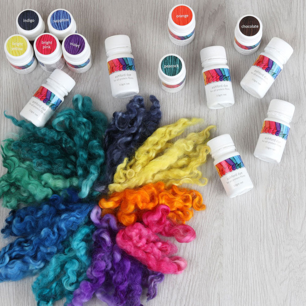 Ashford Specialist Protein Fibre Fabric Dye - 10g Pot